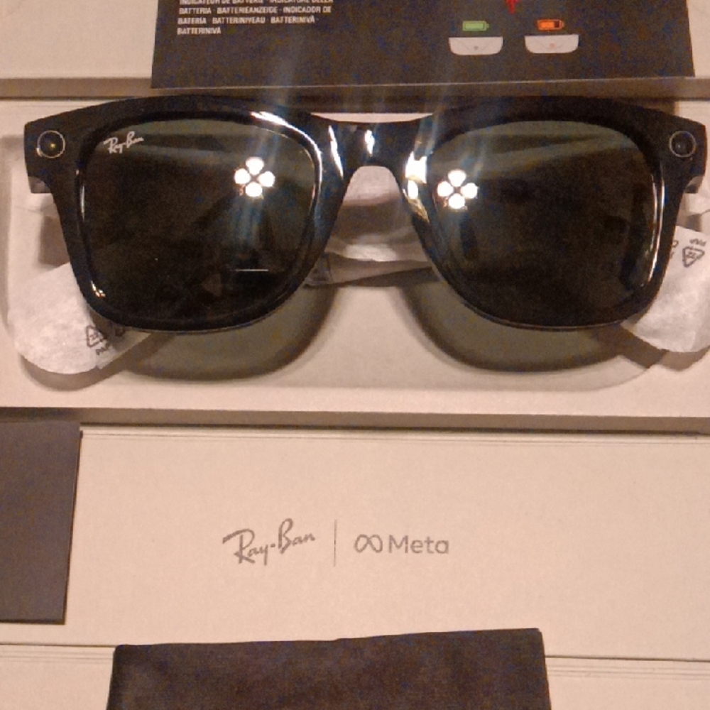 Ray-Ban Meta Classic Black Sunglasses
